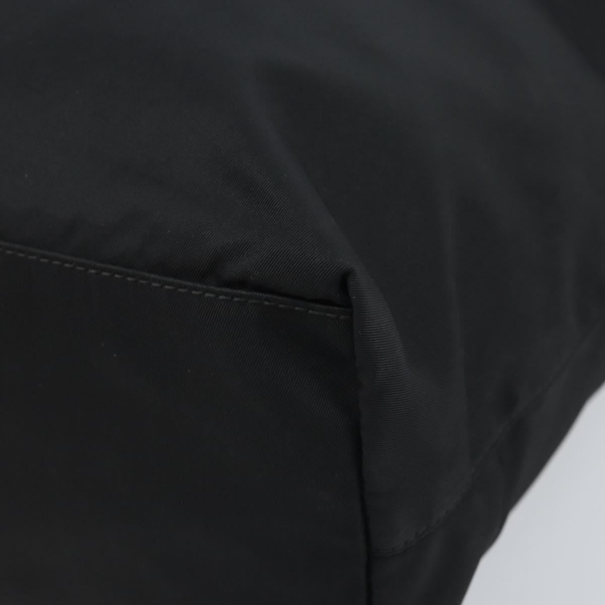 Prada Vintage Zip Tote Tessuto, Black, Nylon, Tote Bag