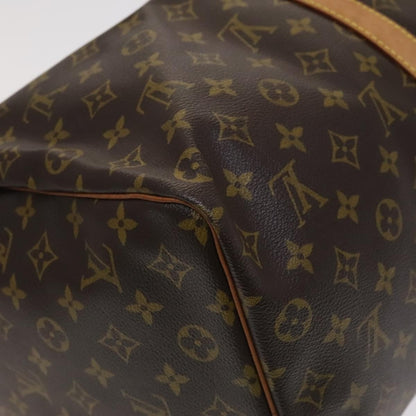 Louis Vuitton Keepall Bag Monogram Canvas, BROWN, CANVAS, Travel bag