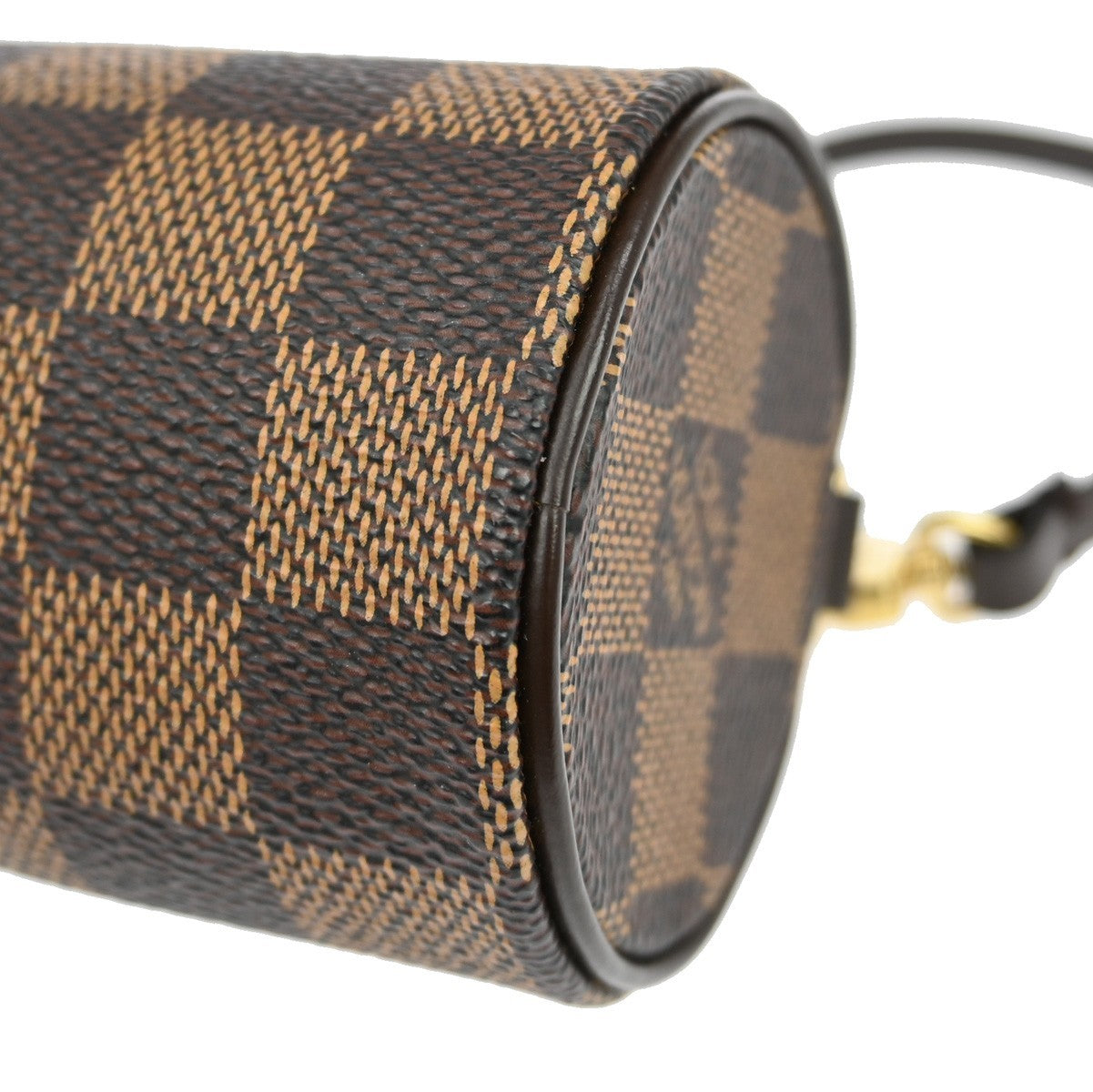 Louis Vuitton Papillon Pochette Damier, BROWN, CANVAS, Clutche & pouche