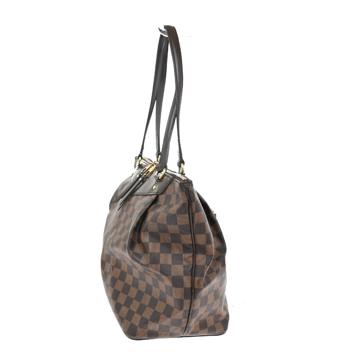Louis Vuitton Westminster Handbag Damier, BROWN, CANVAS, Shoulder bag