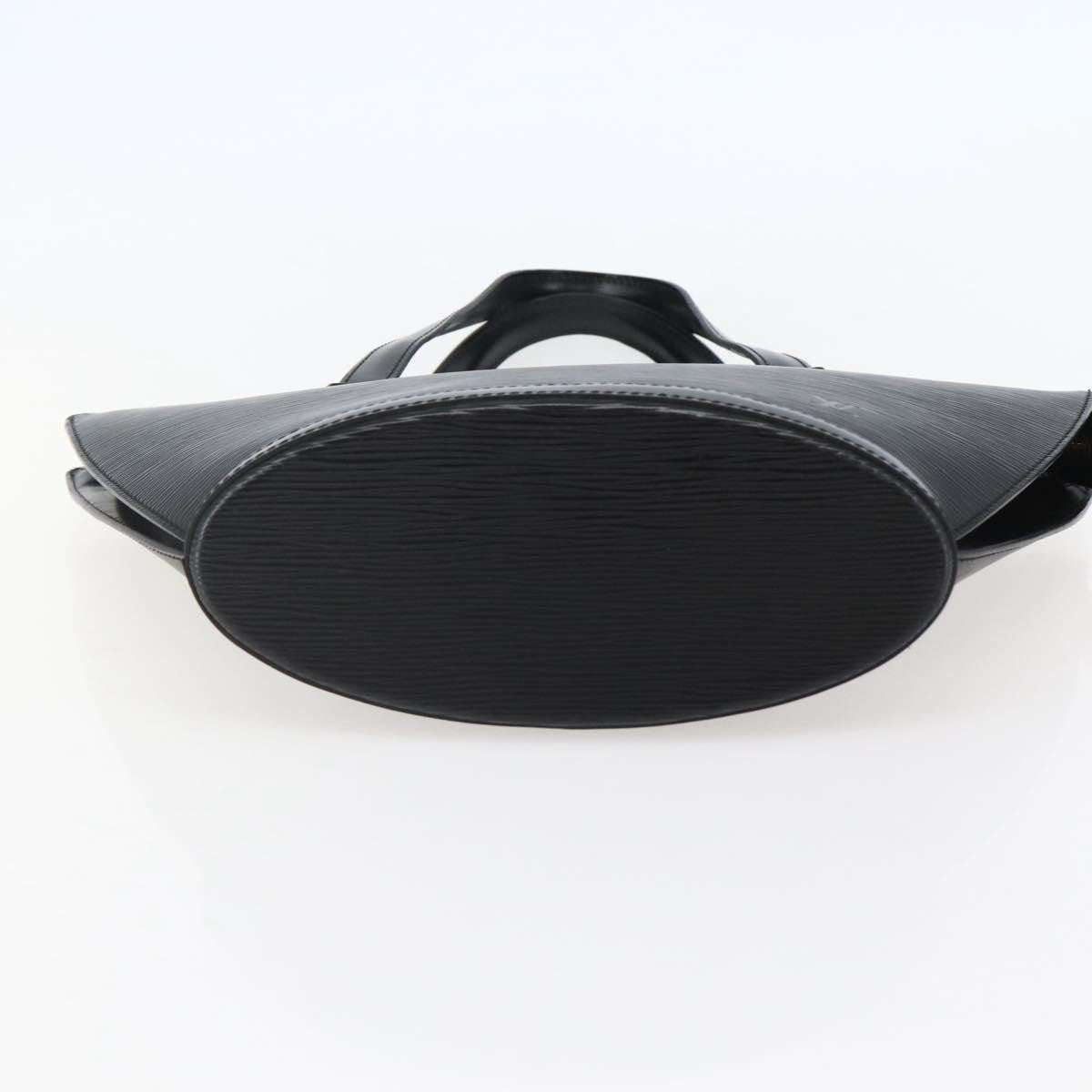 Louis Vuitton Saint Jacques Handbag Epi Leather, BLACK, LEATHER, Handbag