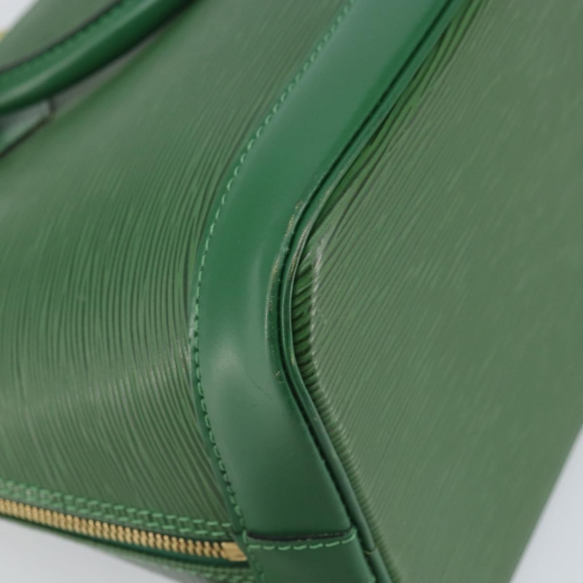 Louis Vuitton Alma Handbag Epi Leather, GREEN, LEATHER, Handbag