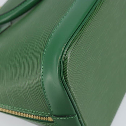 Louis Vuitton Alma Handbag Epi Leather, GREEN, LEATHER, Handbag