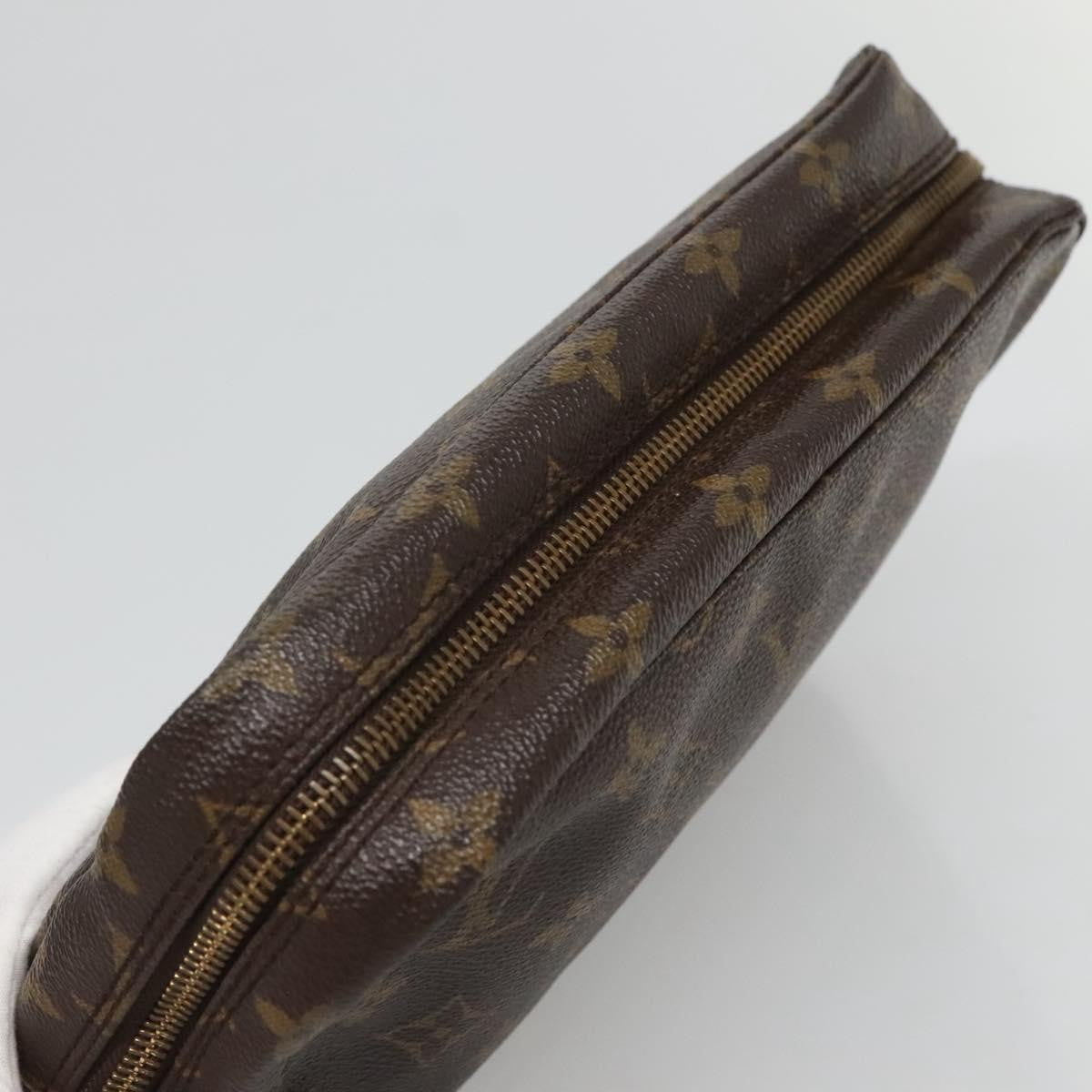 Louis Vuitton Trousse Toiletry Pouch Monogram Canvas, BROWN, CANVAS, Toiletry Case