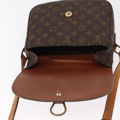 Louis Vuitton Saint Cloud Handbag Monogram Canvas, BROWN, CANVAS, Shoulder bag