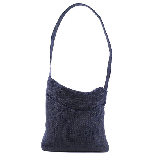 Hermes Vintage Sac De Pansage Shoulder Bag Toile, BLUE, CANVAS, Shoulder bag