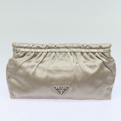 Prada Vintage Handbag Tessuto, SILVER, NYLON, Handbag