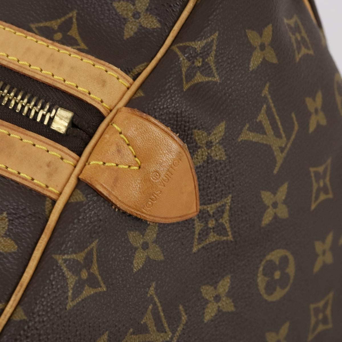 Louis Vuitton Sac Souple Handbag Monogram Canvas, BROWN, CANVAS, Travel bag