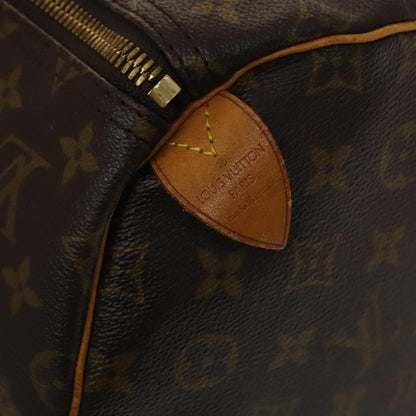 Louis Vuitton Keepall Bag Monogram Canvas, BROWN, CANVAS, Travel bag