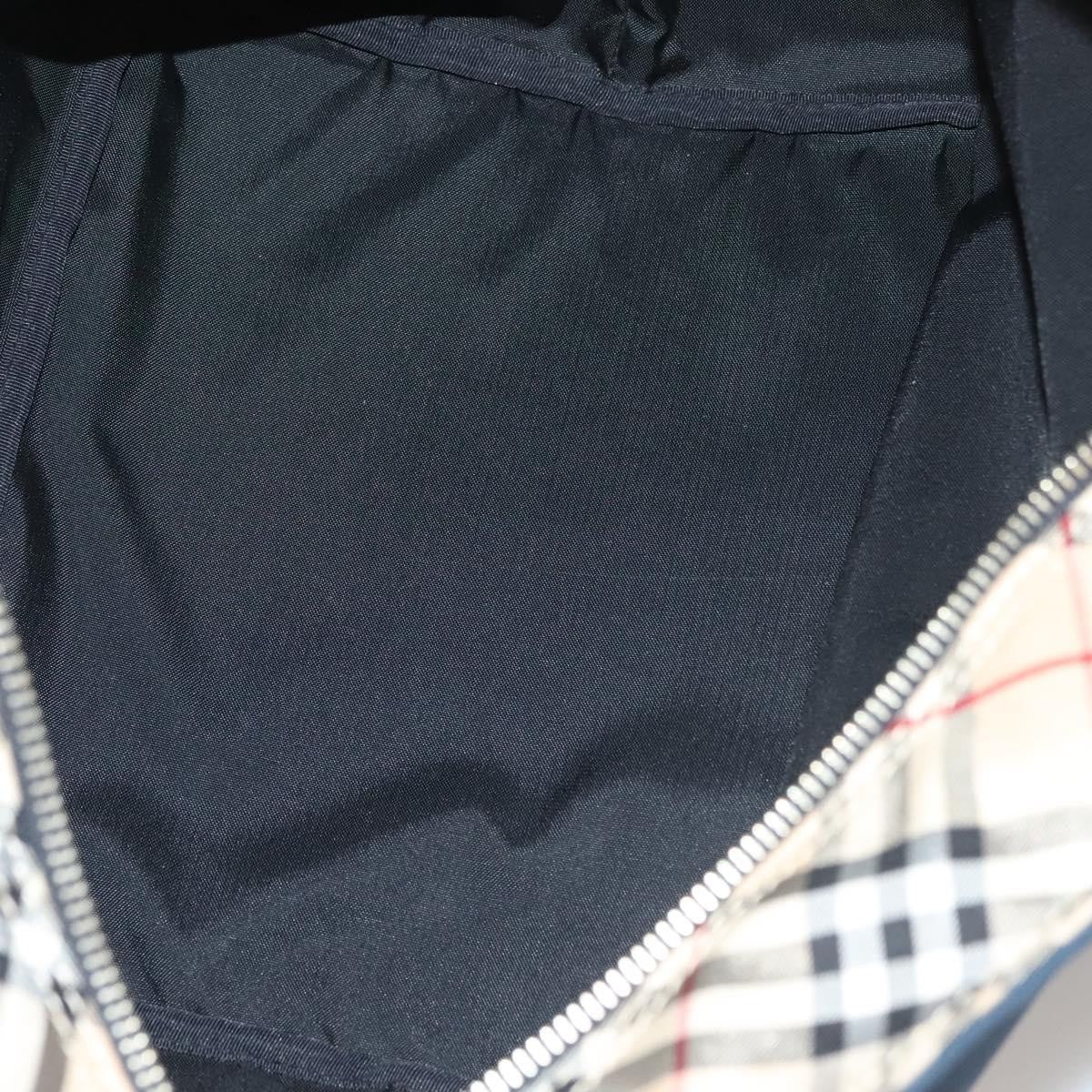 Burberry Nova Check Tote Nylon, NAVY, NYLON, Tote bag