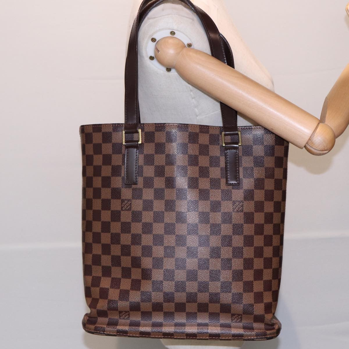 Louis Vuitton Vavin Tote Damier, BROWN, CANVAS, Tote bag