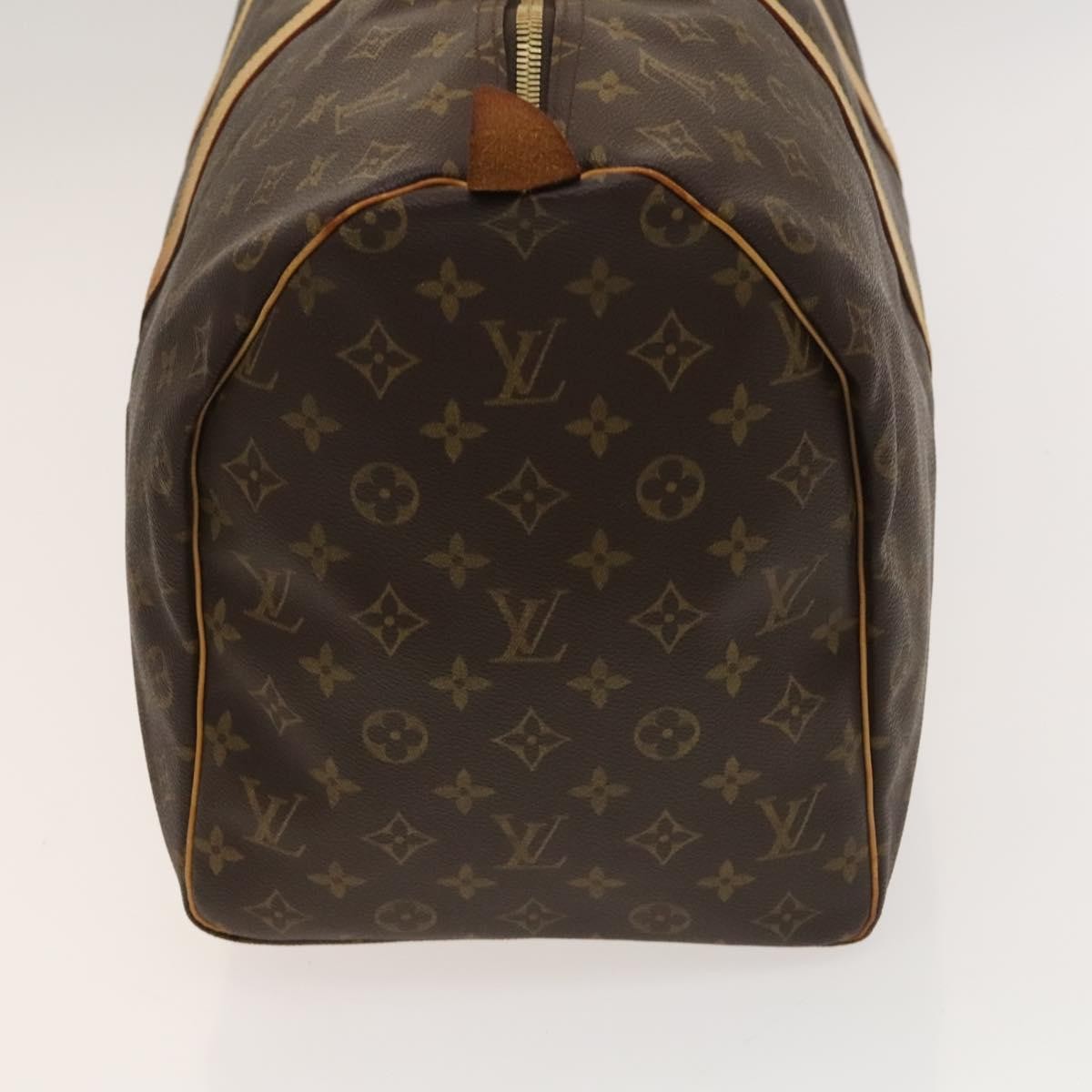 Louis Vuitton Keepall Bag Monogram Canvas, BROWN, CANVAS, Travel bag