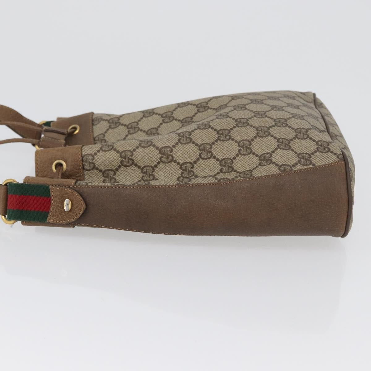 Gucci Drawstring Bucket Bag GG Canvas, BEIGE, CANVAS, Shoulder bag