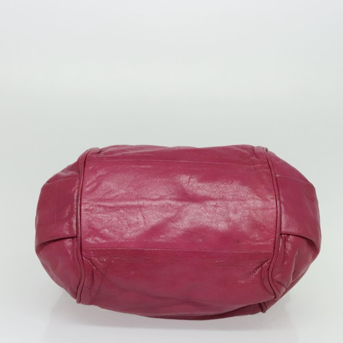 Chloe Ethel Tote Leather, PINK, LEATHER, Tote bag