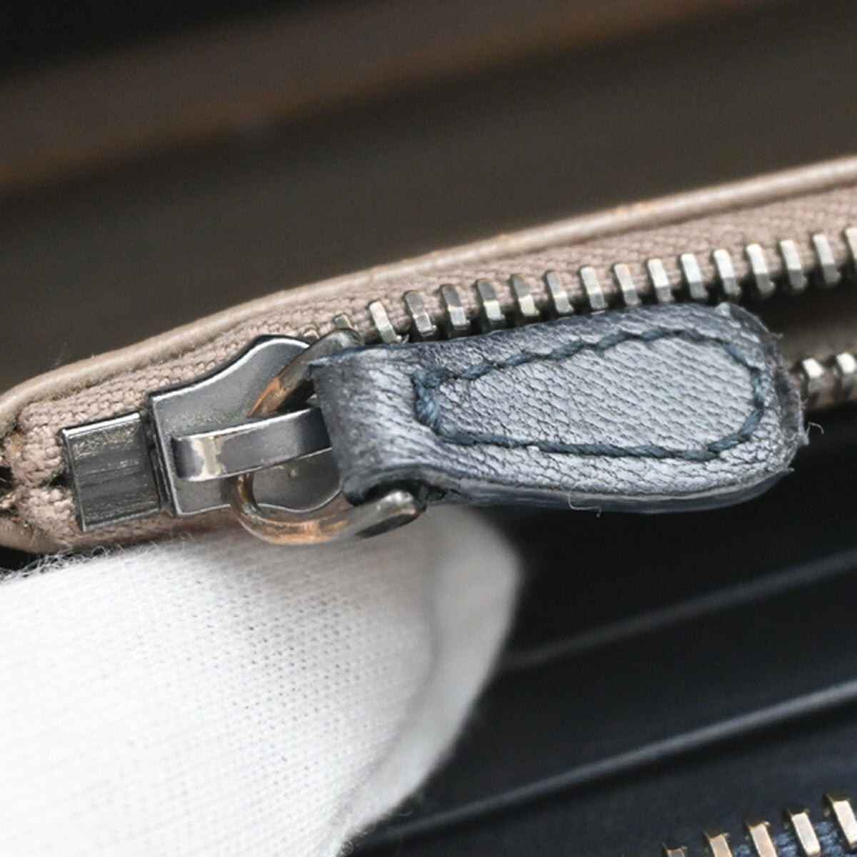 Bottega Veneta Intrecciato Wallet Leather, BLUE, LEATHER, Wallets