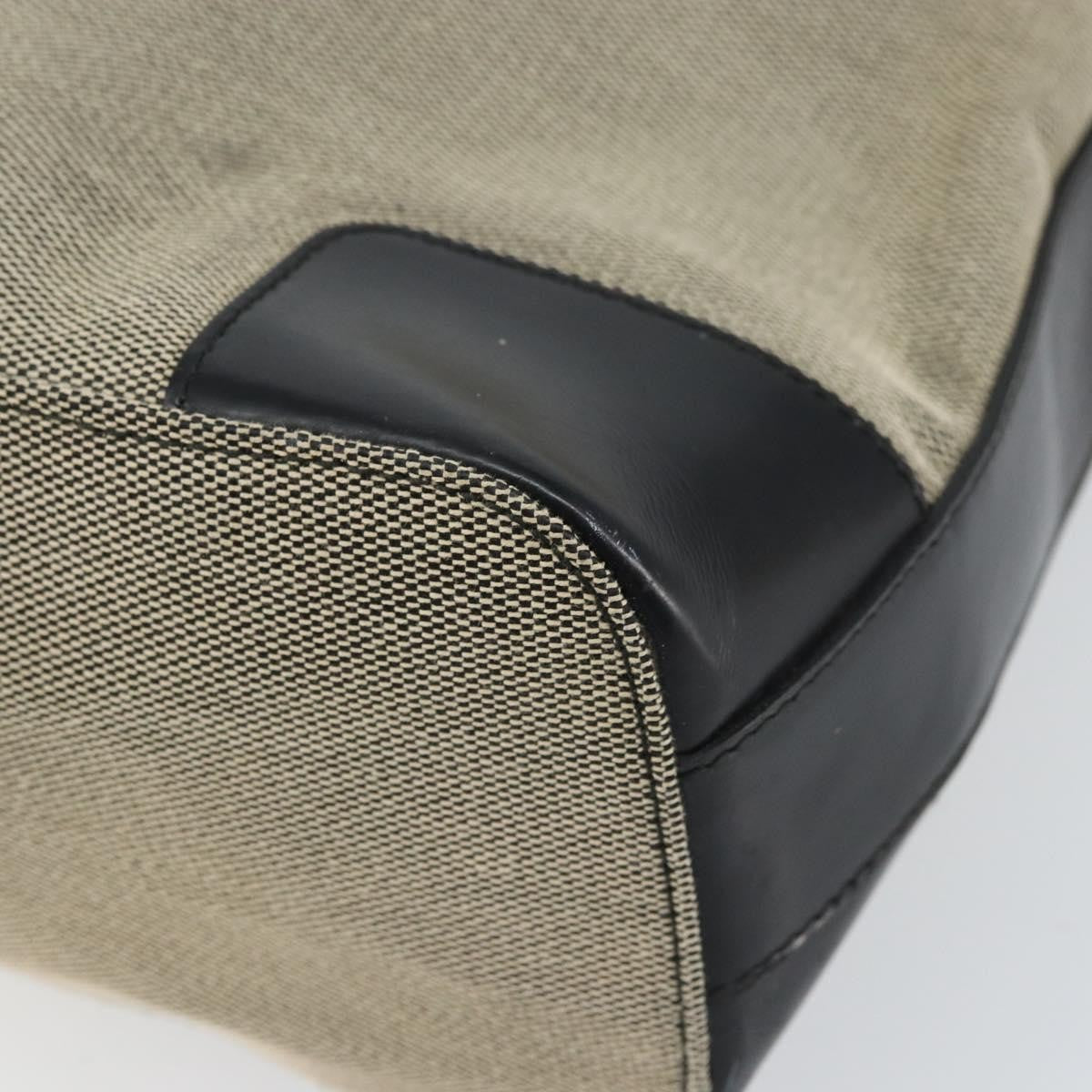 Gucci Vintage Hobo Canvas, GRAY, CANVAS, Shoulder bag