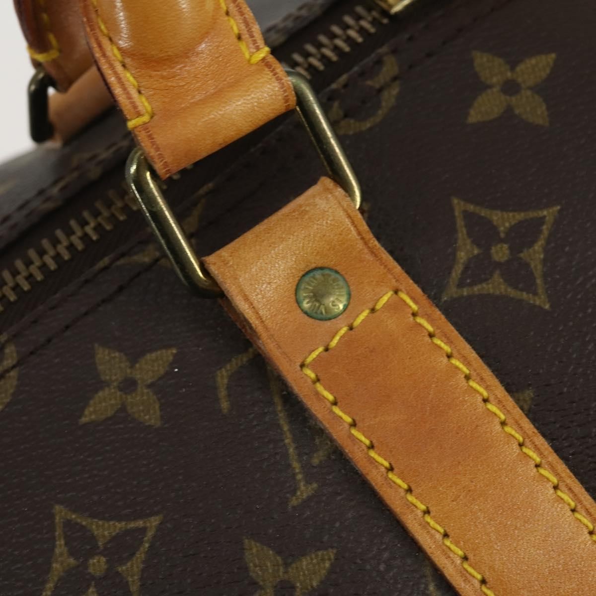Louis Vuitton Keepall Bag Monogram Canvas, Brown, Canvas, Travel Bag