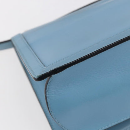 Loewe Barcelona Shoulder Bag Leather, BLUE, LEATHER, Shoulder bag