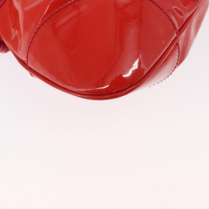 Salvatore Ferragamo Gancini handbag Patent leather, RED, PATENT_LEATHER, Handbag