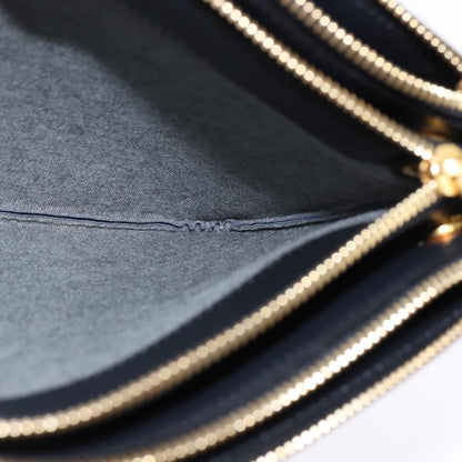 Celine Trio Crossbody Bag Leather, BLACK, LEATHER, Crossbody bag