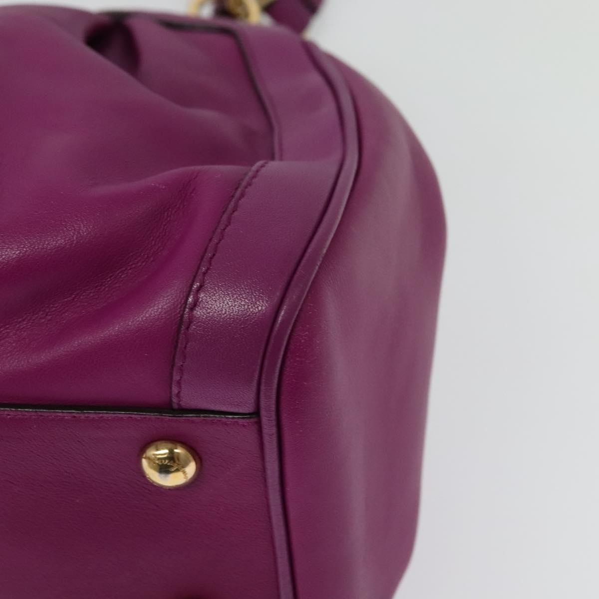 Salvatore Ferragamo Annabell Tote Leather, PURPLE, LEATHER, Handbag