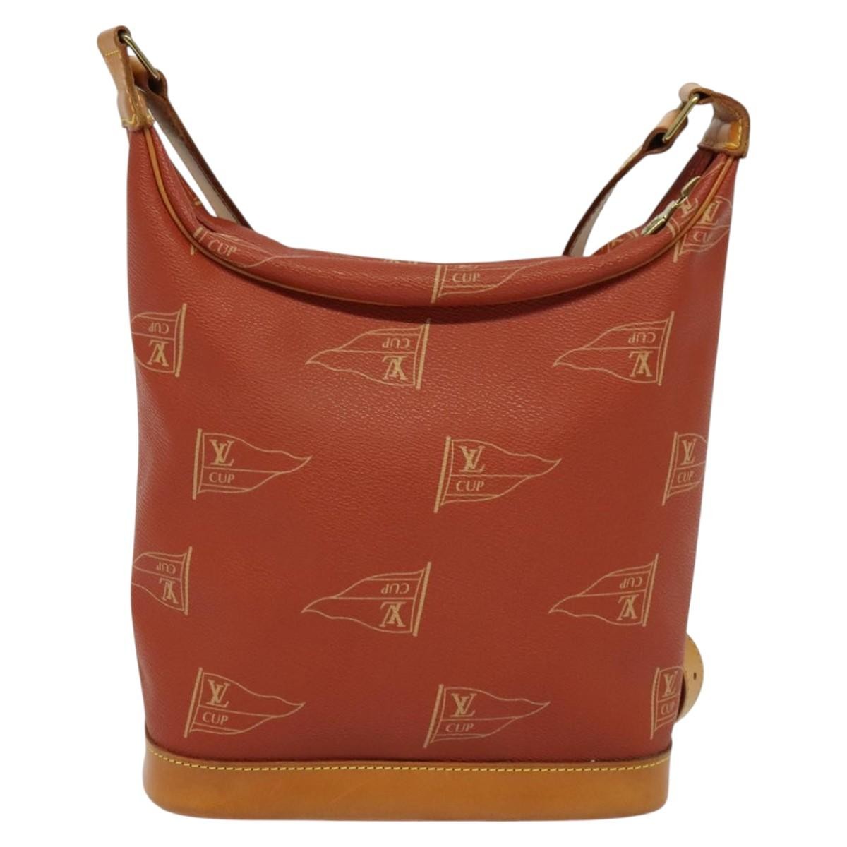 Louis Vuitton Cup le touquet shoulder bag Cup Canvas, RED, CANVAS, Shoulder bag