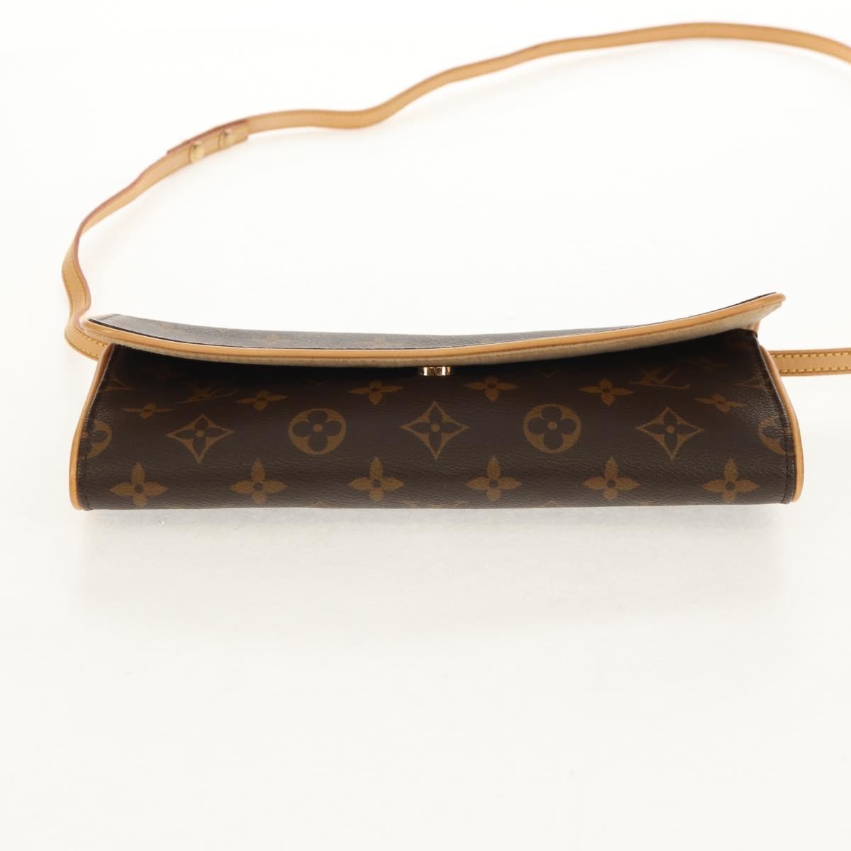 Louis Vuitton Twin Handbag Monogram Canvas, BROWN, CANVAS, Shoulder bag