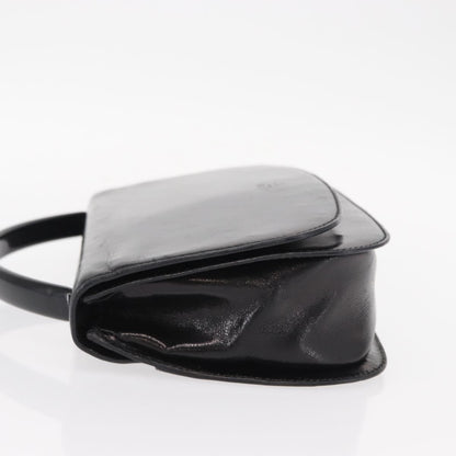 Prada Vintage Handbag Leather, BLACK, LEATHER, Handbag