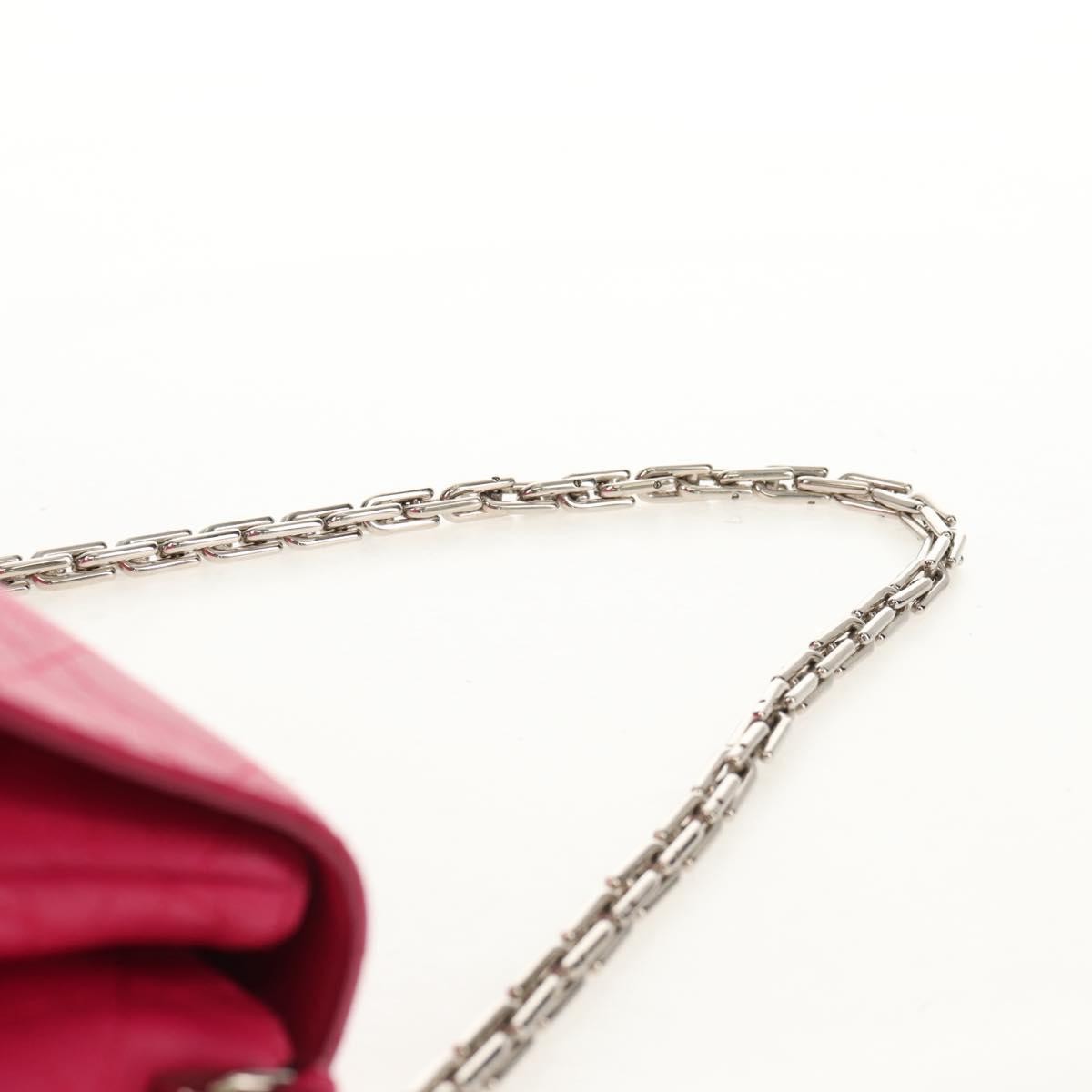 Christian Dior Long Chain Miss Dior Bag Cannage Quilt Lambskin, PINK, LEATHER, Shoulder bag