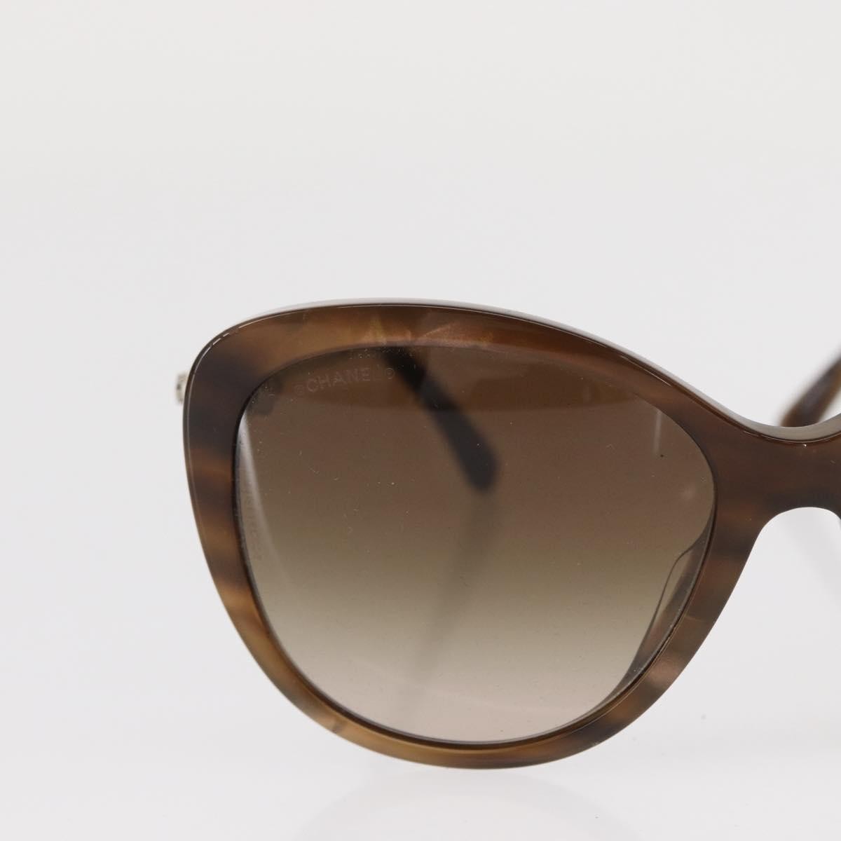 Chanel Logo CC Sunglasses Plastic, Brown, Plastic, Sunglasses