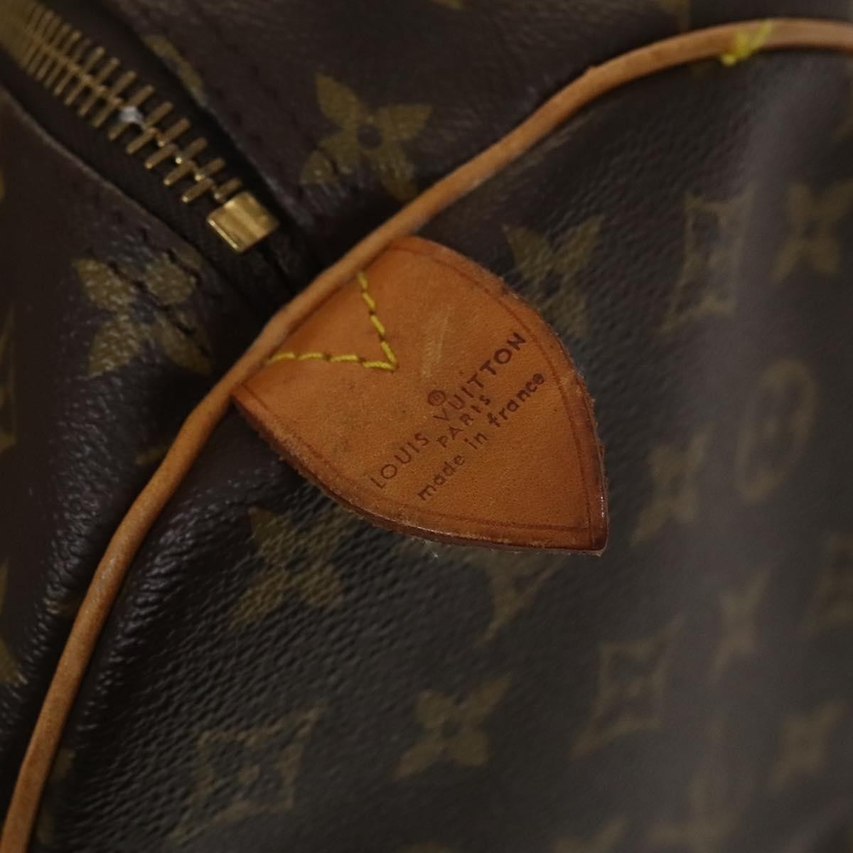 Louis Vuitton Keepall Bag Monogram Canvas, BROWN, CANVAS, Travel bag