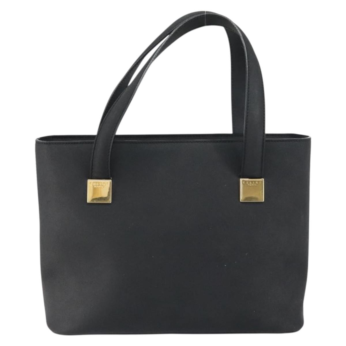 Celine Handbag Leather, BLACK, LEATHER, Handbag