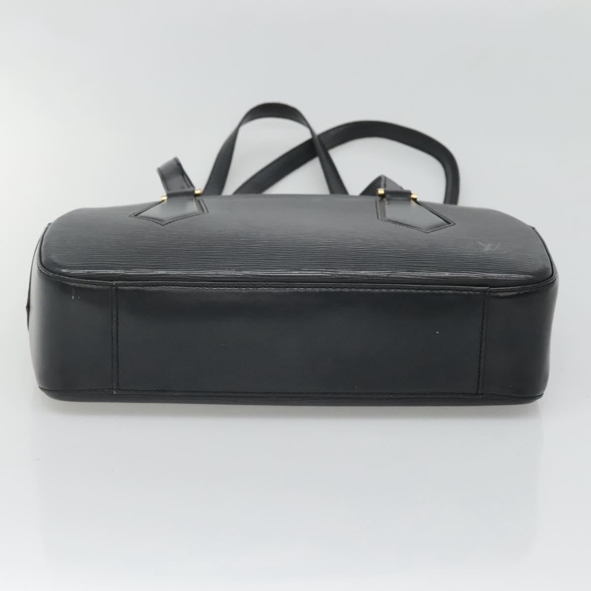 Louis Vuitton Voltaire Handbag Epi Leather, BLACK, LEATHER, Handbag