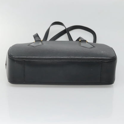 Louis Vuitton Voltaire Handbag Epi Leather, BLACK, LEATHER, Handbag