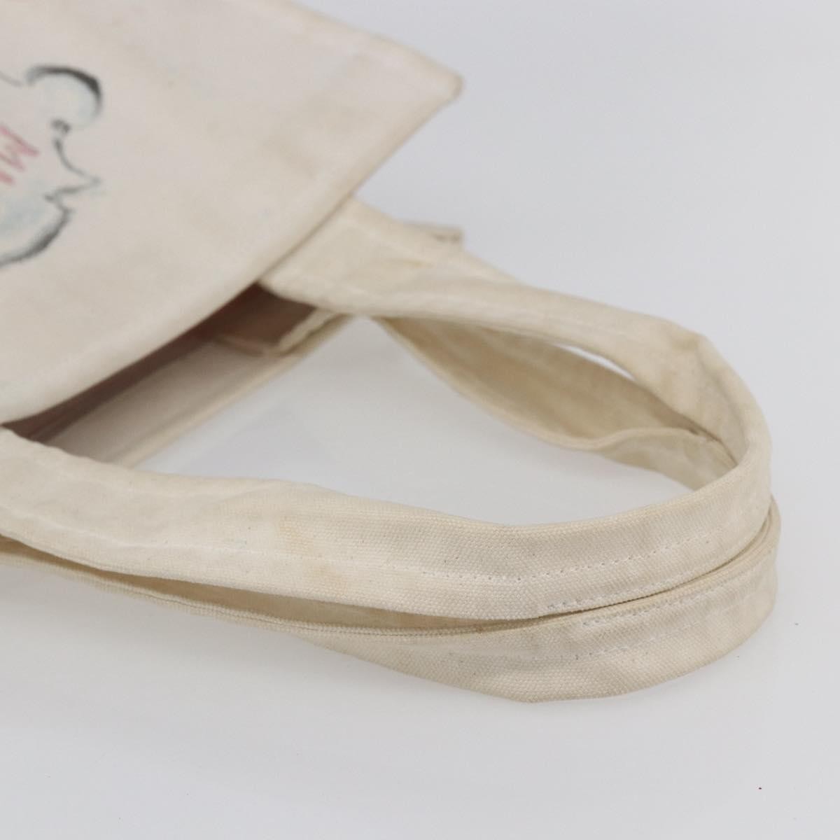 Chanel Cruise Tote Printed Canvas, BEIGE, CANVAS, Tote bag