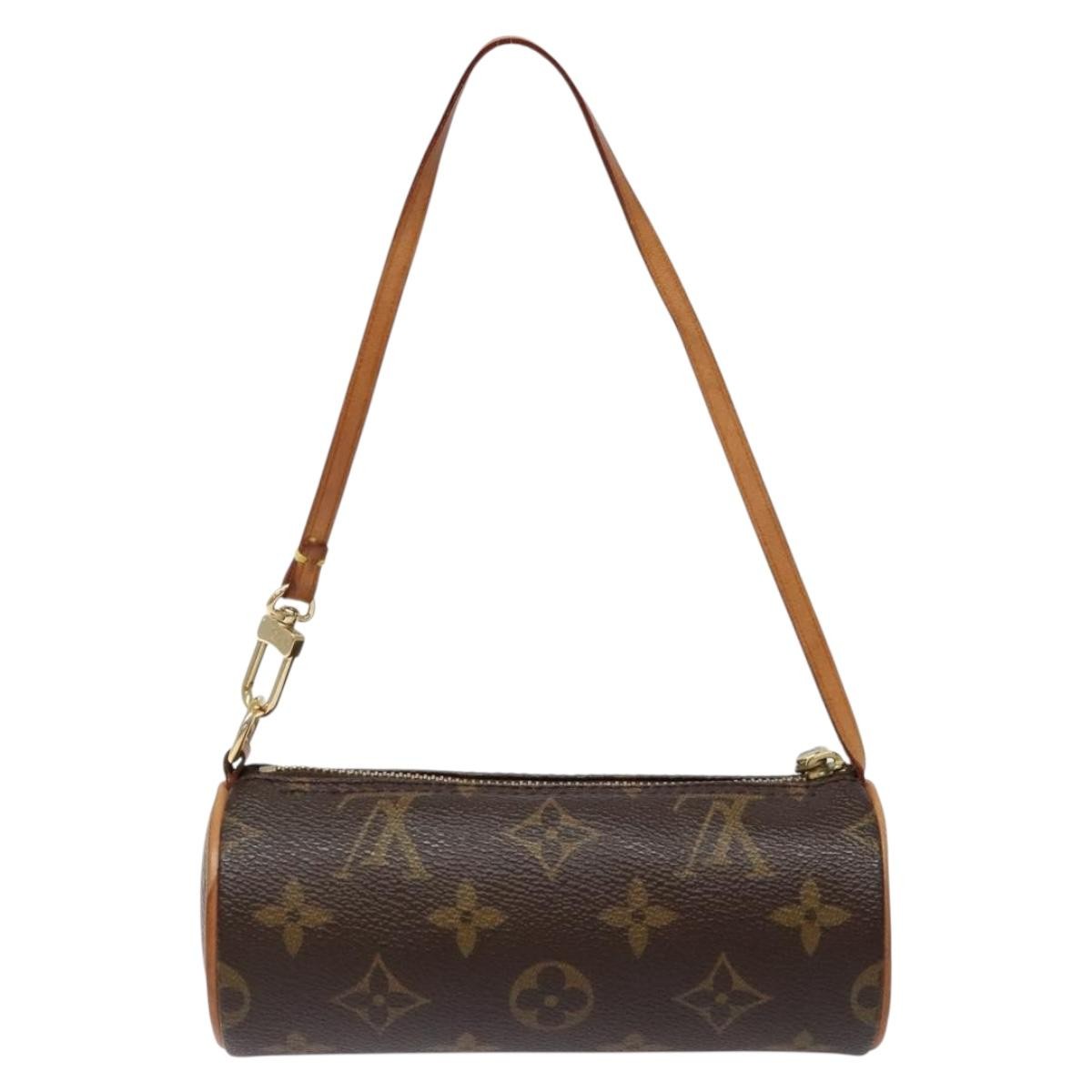 Louis Vuitton Papillon Pochette Monogram Canvas, BROWN, CANVAS, Handbag