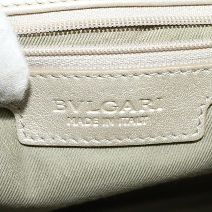 Bvlgari Chandra Flap Shoulder Bag Leather, SILVER, LEATHER, Shoulder bag