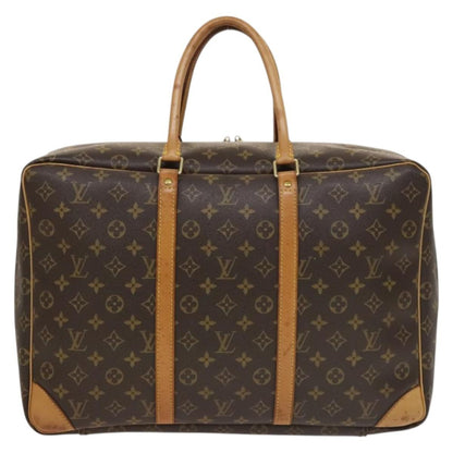 Louis Vuitton Sirius Handbag Monogram Canvas, BROWN, CANVAS, Handbag