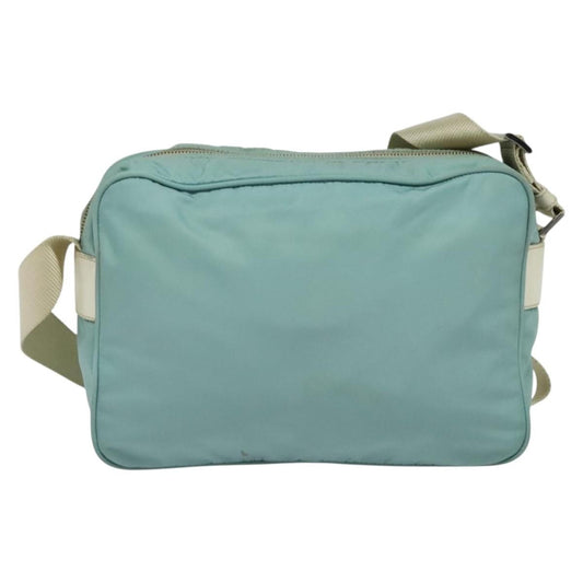Prada Vintage Shoulder Bag Tessuto, BLUE, NYLON, Shoulder bag
