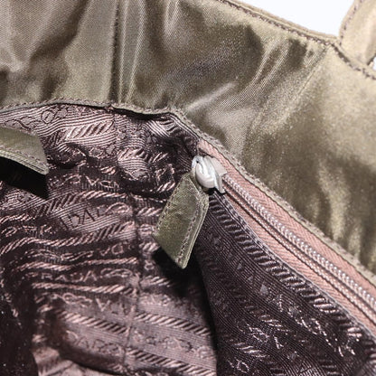 Prada Open Tote Tessuto, KHAKI, NYLON, Handbag