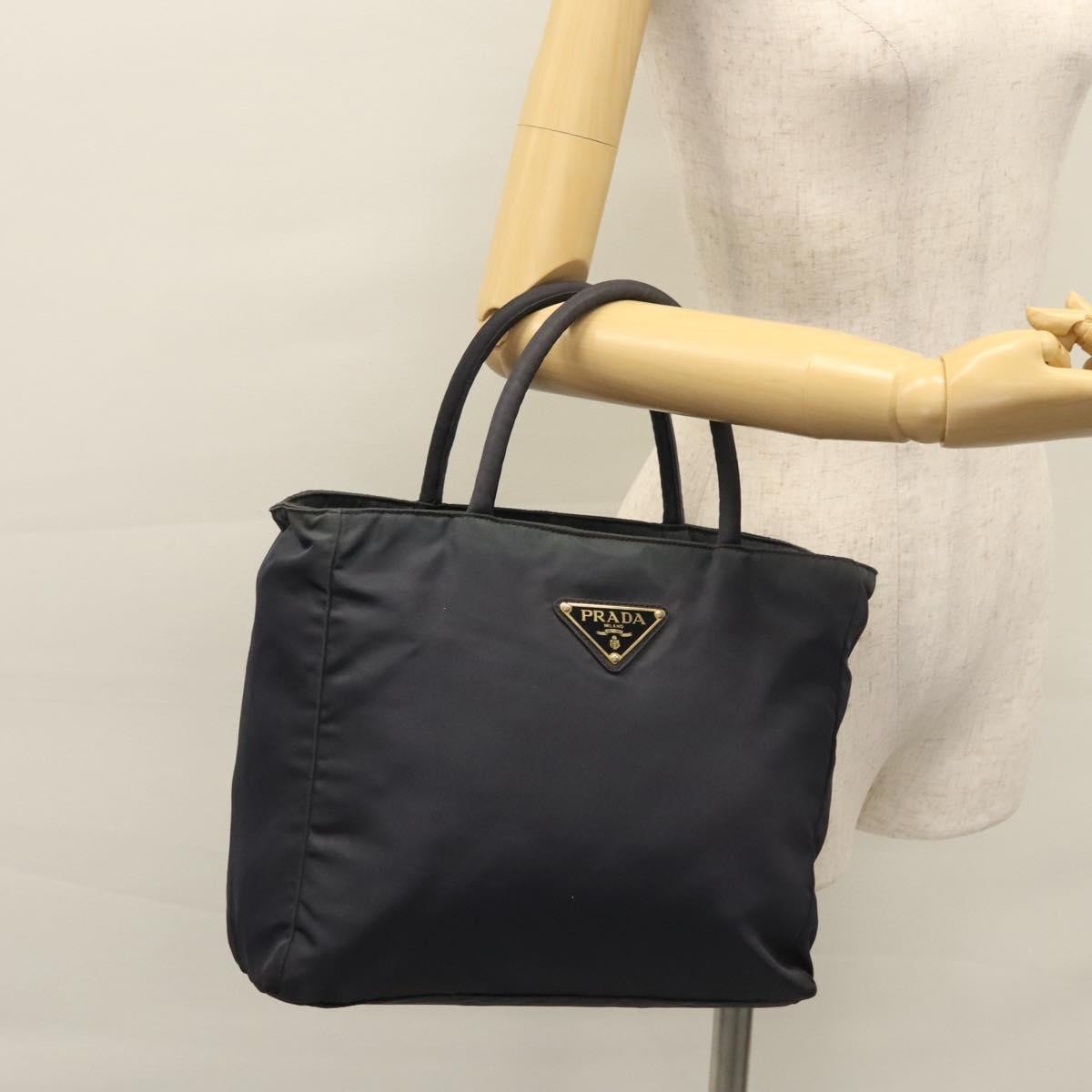Prada Vintage Tote Tessuto, NAVY, NYLON, Tote bag