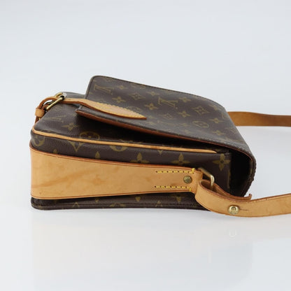 Louis Vuitton Cartouchiere Handbag Monogram Canvas, BROWN, CANVAS, Shoulder bag