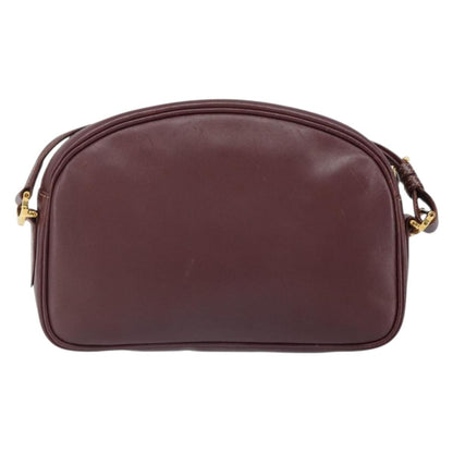 cartier Must de Cartier Shoulder Bag Leather, BURGUNDY, LEATHER, Shoulder bag
