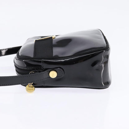 Salvatore Ferragamo Vara Bow camera Shoulder Bag Patent Leather, BLACK, PATENT_LEATHER, Shoulder bag