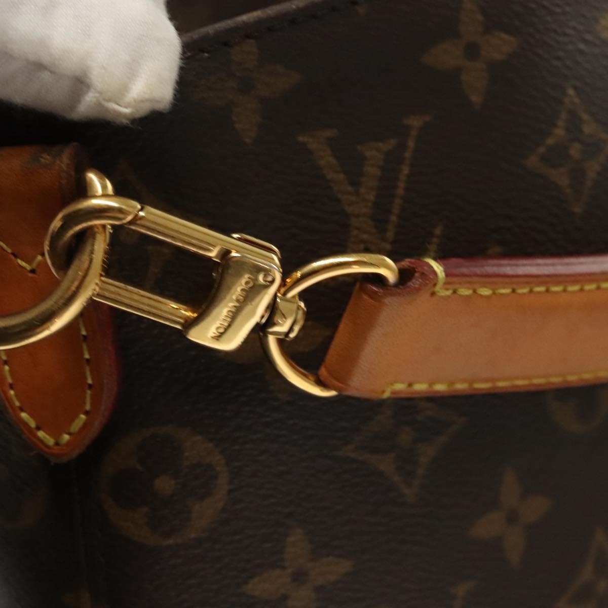 Louis Vuitton Melie Handbag Monogram Canvas, BROWN, CANVAS, Shoulder bag