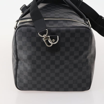 Louis Vuitton Roadster Duffle Bag Damier Graphite, Gray, Canvas, Travel Bag