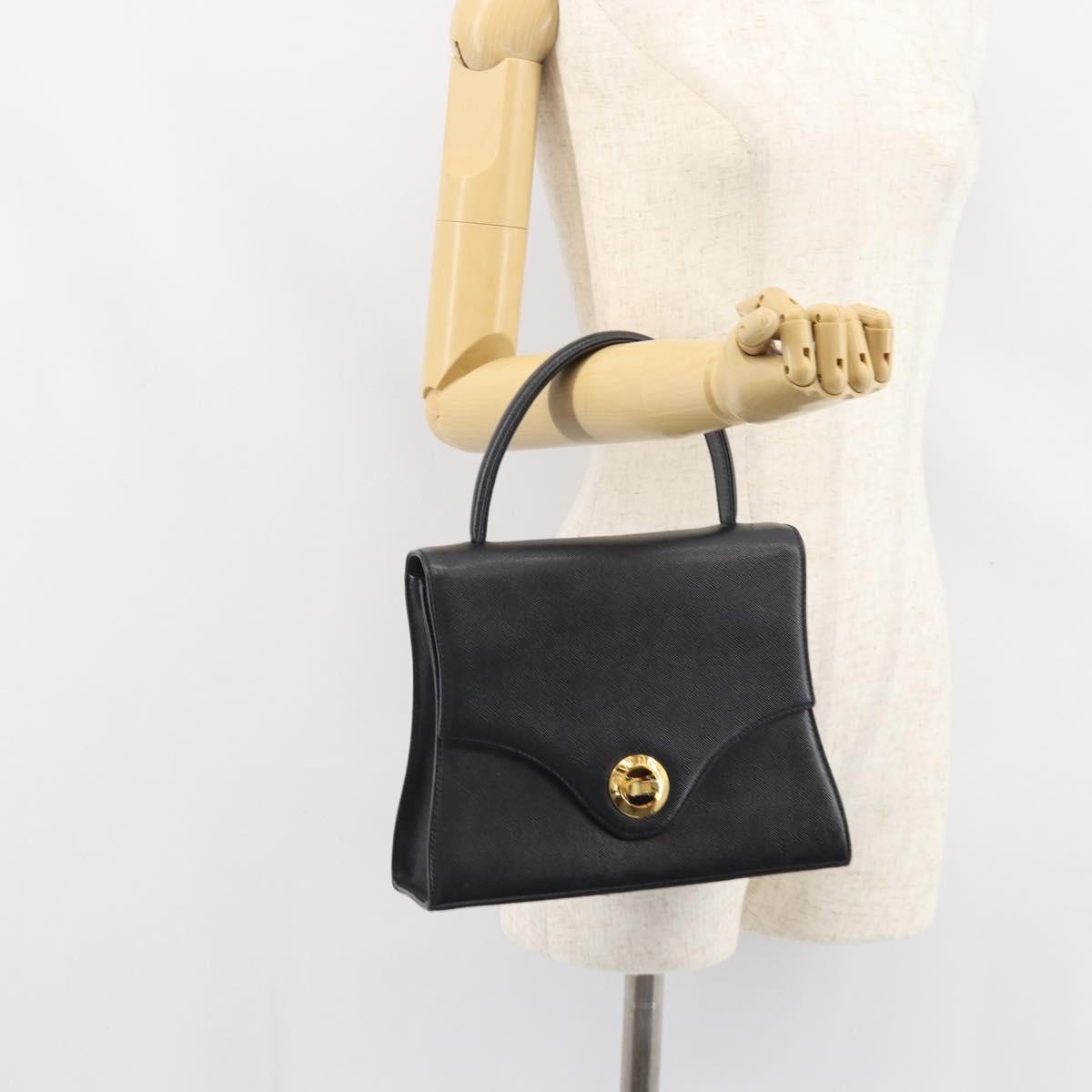 Givenchy Vintage Handbag Leather, BLACK, LEATHER, Handbag
