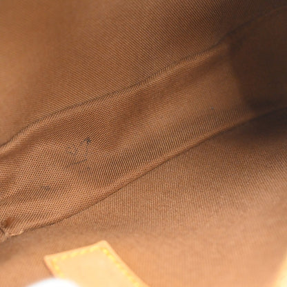 Louis Vuitton Pochette Gange Monogram Canvas, BROWN, CANVAS, Clutche & pouche