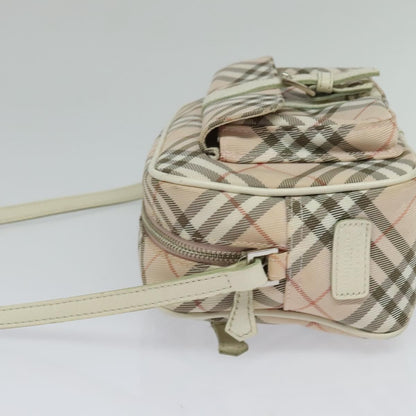 Burberry Nova Check Blue Label Canvas, PINK, CANVAS, Shoulder bag