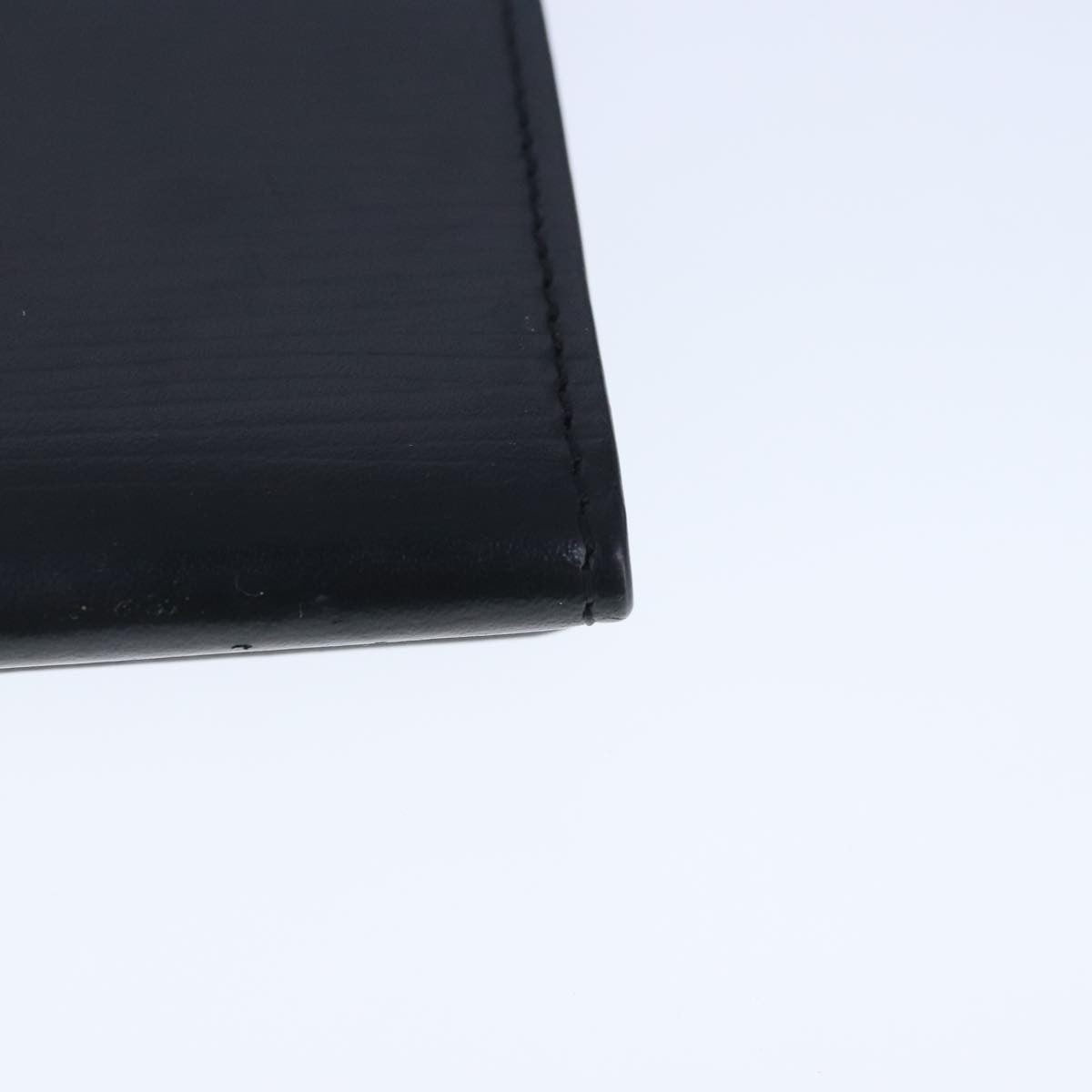 Louis Vuitton Envelope Business Card Holder Leather, BLACK, LEATHER, Card Holders